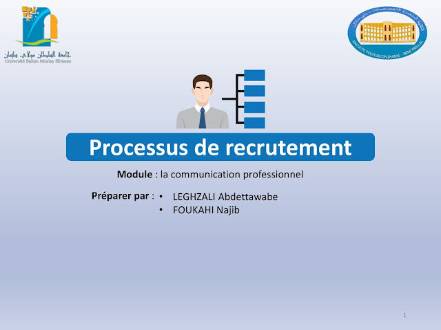 Présentation sur Le Processus de recrutement