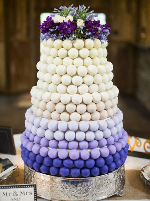 wedding cake pops idea