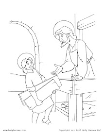 San José y Jesús en la carpintería San José y Jesús en la carpintería