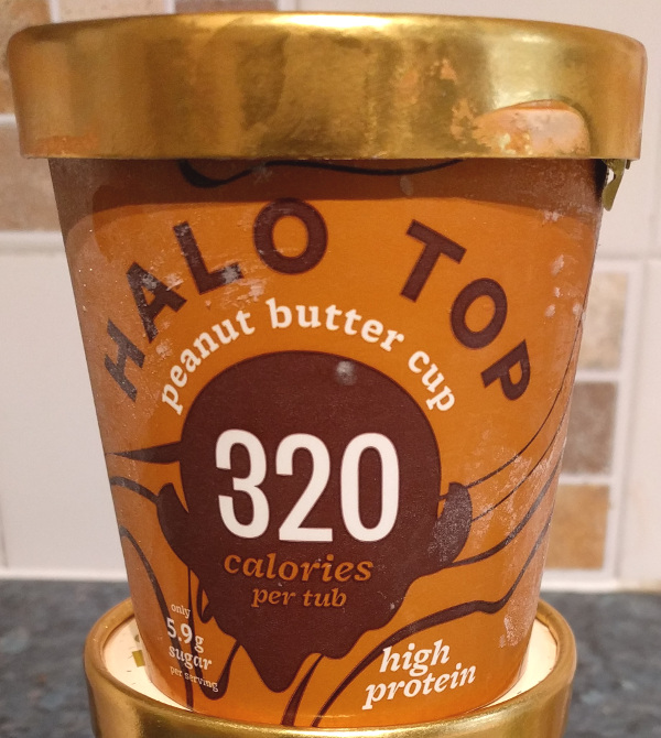Halo Top Peanut Butter low calorie ice cream