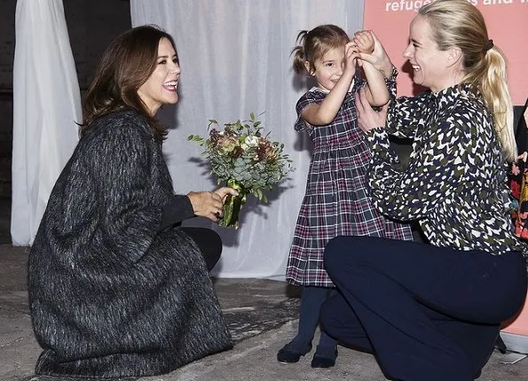 Maternity Foundation, Crown Princess Mary. Atea Future Growth, UNFPA. Princess wore dark pants and top