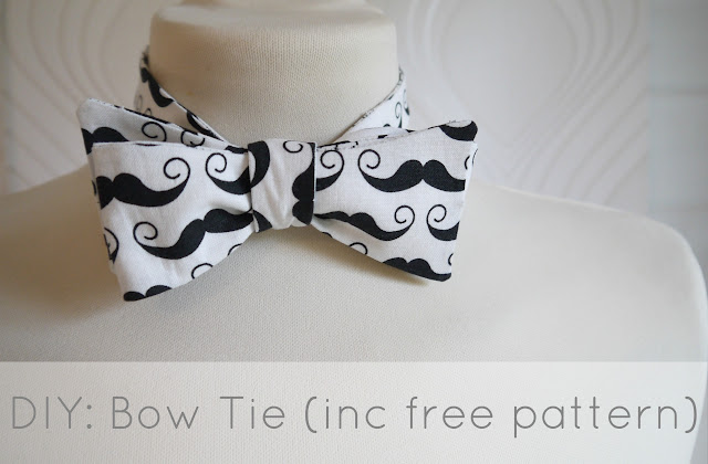 DIY: Bow Tie (tutorial + free pdf pattern + a giveaway!!)... | makery ...