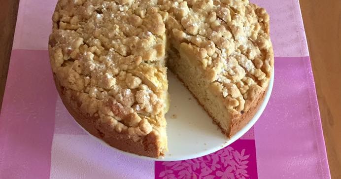 Thermomix à la Feridenin Lezzet Dünyasi ApfelStreuselkuchen / Elmalı