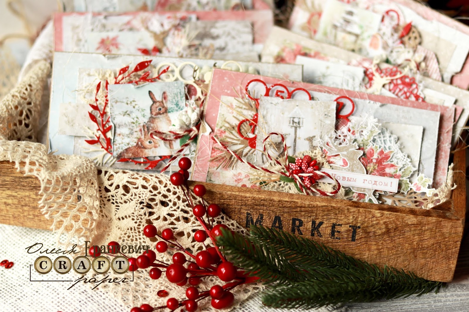 Новогодние конверты от Олеси Еранкевич ~ CraftPaper