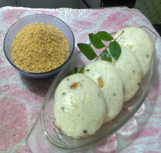 How to Make Kanchipuram Idli with Milagai Podi Chutney