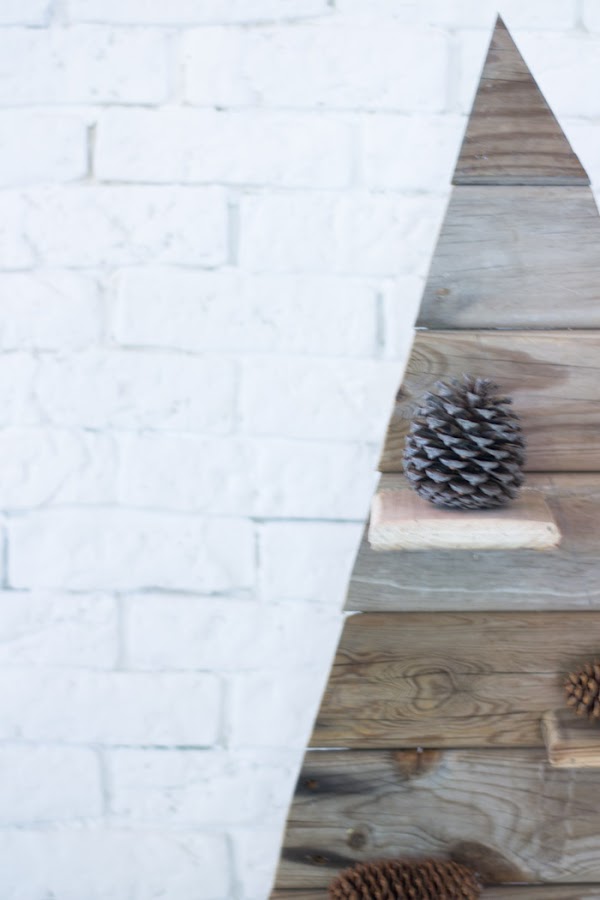 Árbol de navidad madera recuperada diy