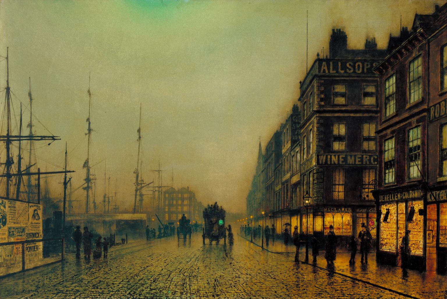 John Atkinson Grimshaw (British Victorianera painter, 18361893) Masterpieces Tutt'Art