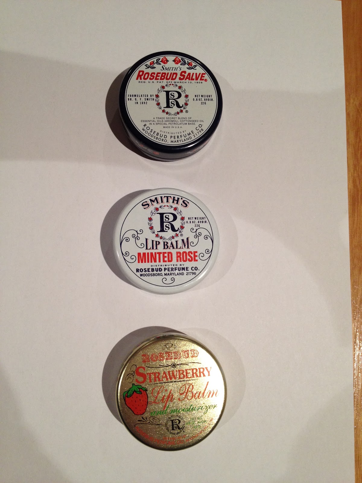 girl, 21. Review Rosebud Lip Balm Trio