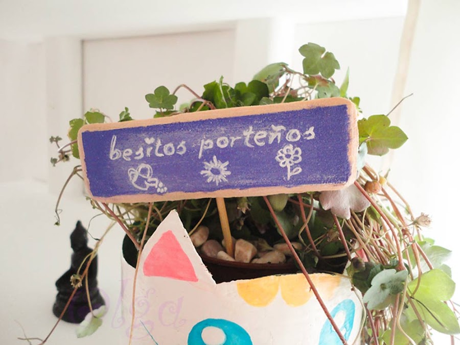 maceta gato - flower cat - pintura pizarra chalk paint 