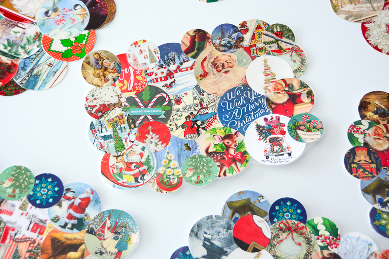 Aesthetic Nest Crafting Holiday Card Placemats DIY