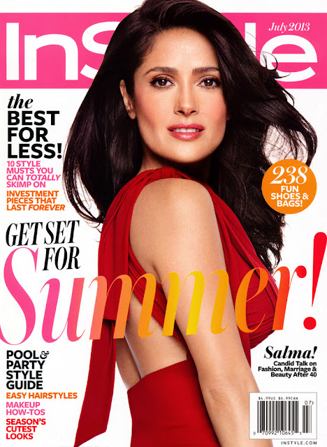 Smartologie: UPDATED: Salma Hayek for InStyle US July 2013 - FULL EDITORIAL