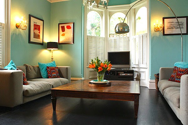 Interior Color scheme: Combination of complementary colors