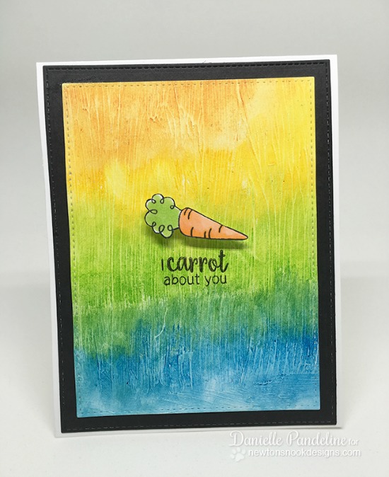 I Carrot about you Card by Danielle Pandeline | Hello Spring Stamp set by Newton's Nook Designs #newtonsnook #spring