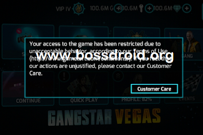 Cara Mengatasi Akun Gangstar Vegas di Banned / Tidak Bisa di Buka 