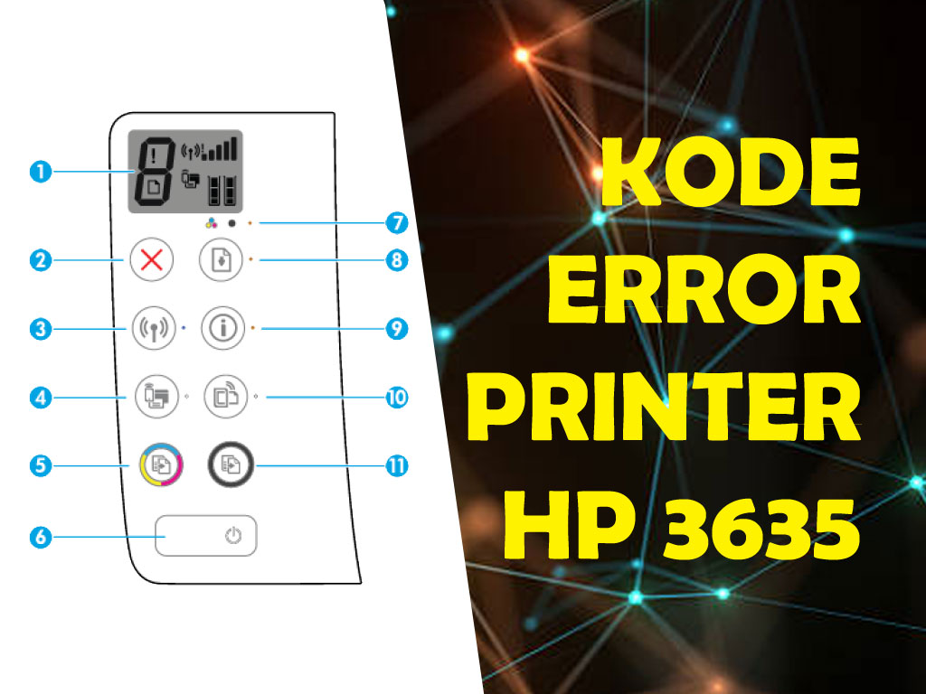 kode error hp 3635 - Cara Mengatasi Error Pada Printer HP 3635 Tidak Bisa Ngeprint