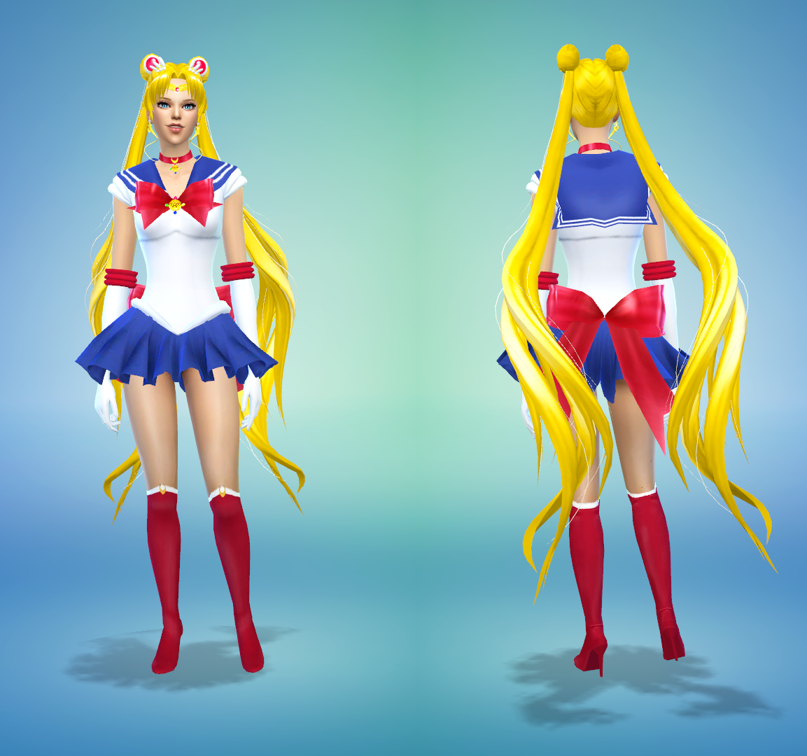 Симс 4 апдейтер. SIMS 4 Sailor Moon hair. SIMS 4 Sailor Moon Dress. Костюмы Сейлор Мун симс 2. Симс причёска Сейлор Мун.