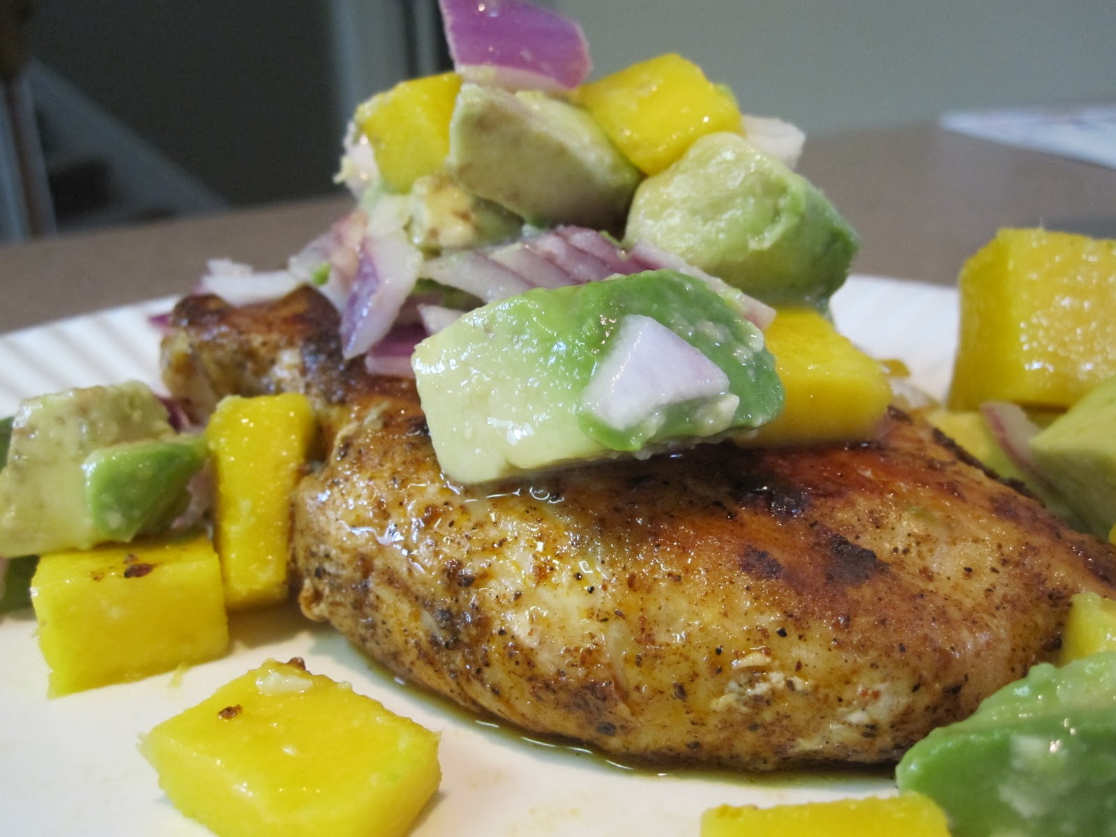 taylor made... CayenneRubbed Chicken with Avocado Salsa