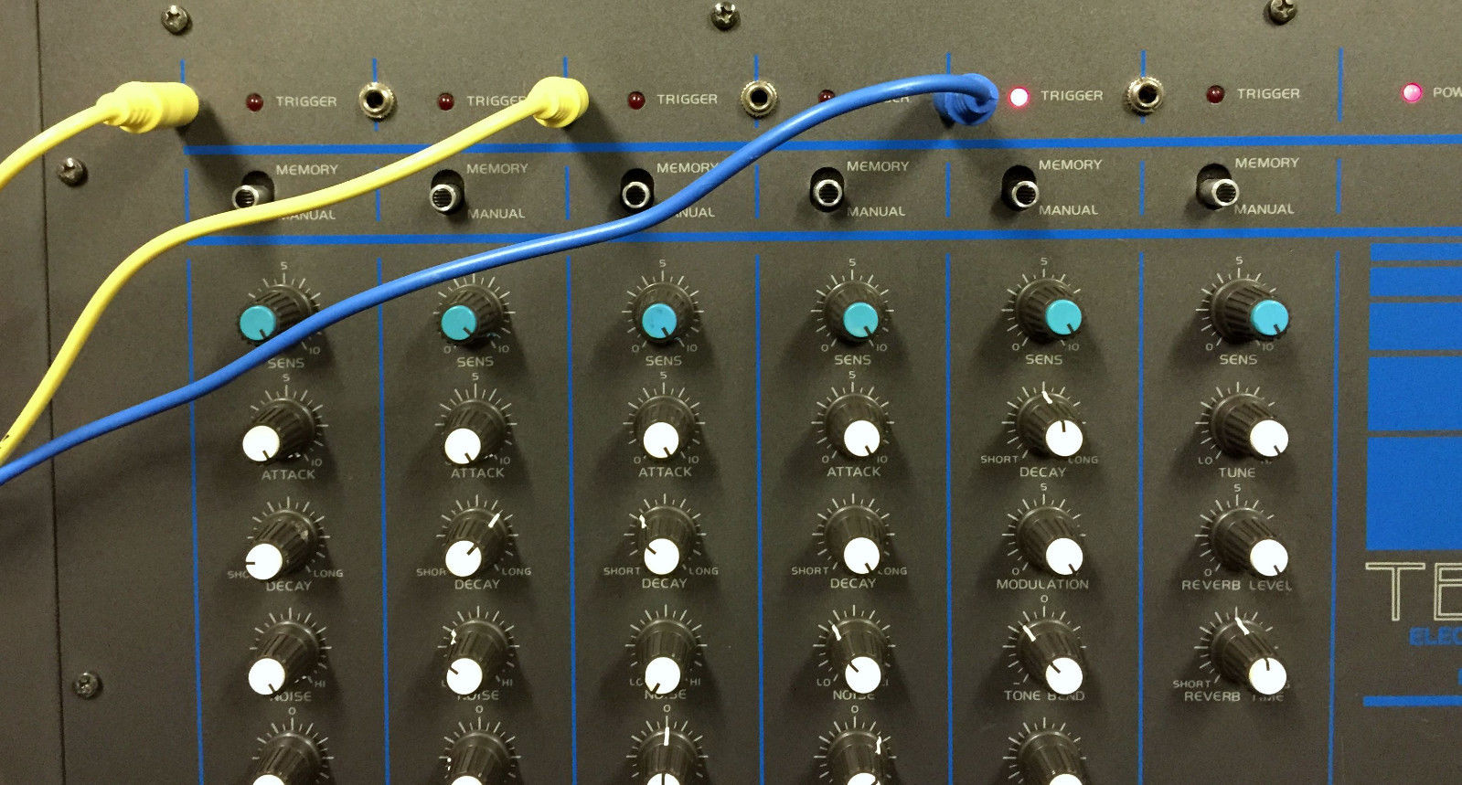 MATRIXSYNTH Tama Techstar TS306 Analog Drum Synth Module 4 Toms Synth