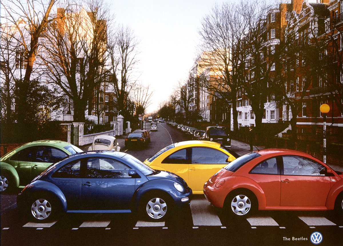 (Actually, VW Beetles, often called 