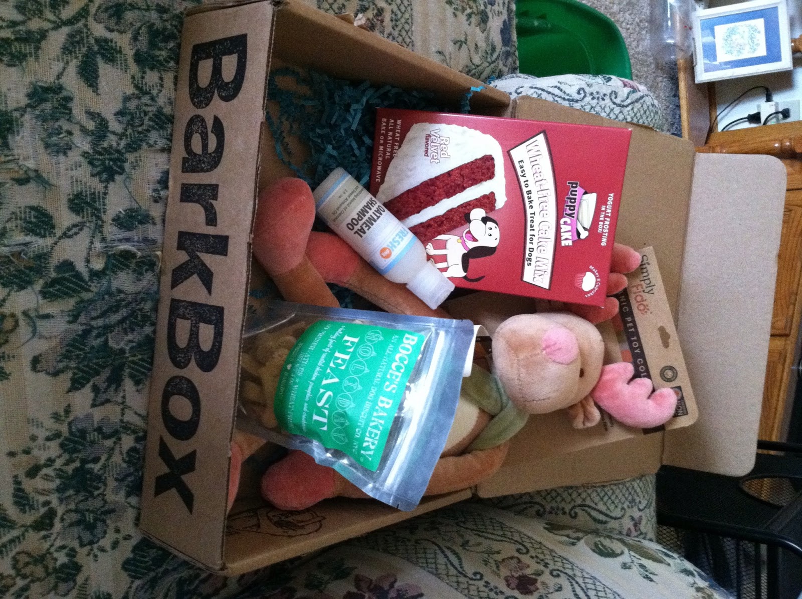 barkbox maple syrup toys inside