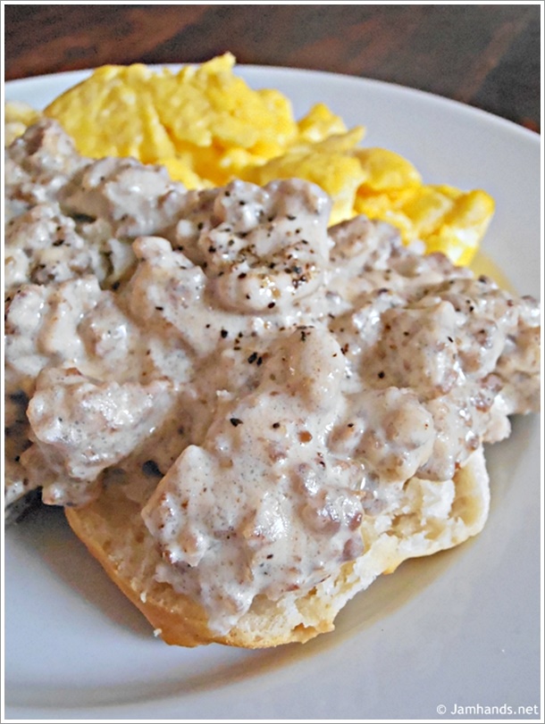 Pretty Damn Amazing Biscuits with Sausage Gravy
