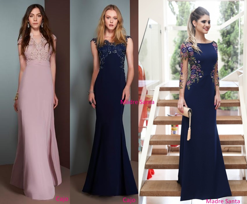 vestido decotado para festa