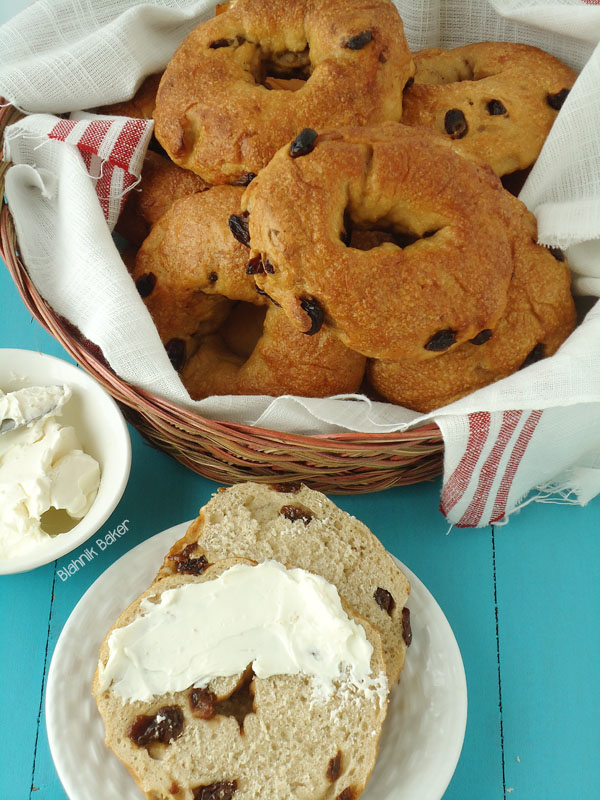 cinnamon raisin bagels| www.blahnikbaker.com