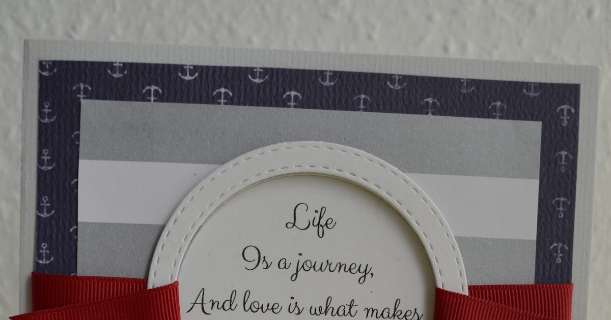 Nautical Anniversary Card Stuff and Spice