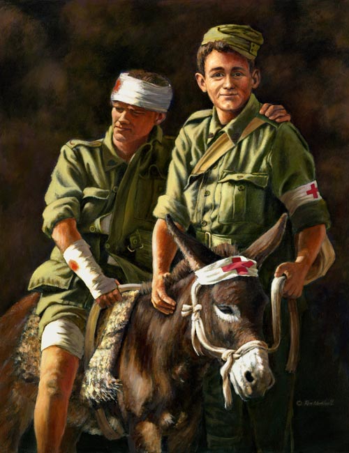 News From Room ANZAC Story The Donkey Man