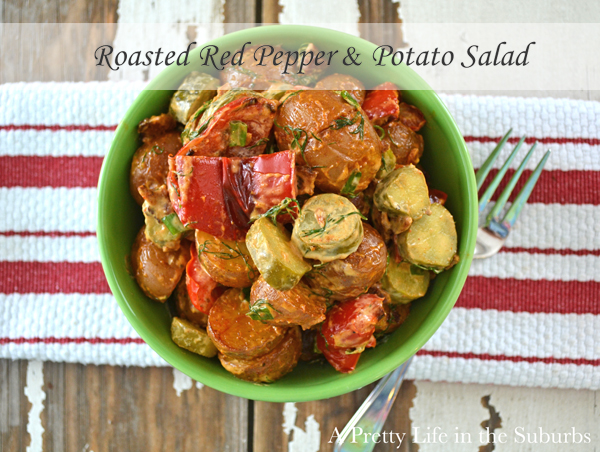 Roasted Red Pepper Potato Salad