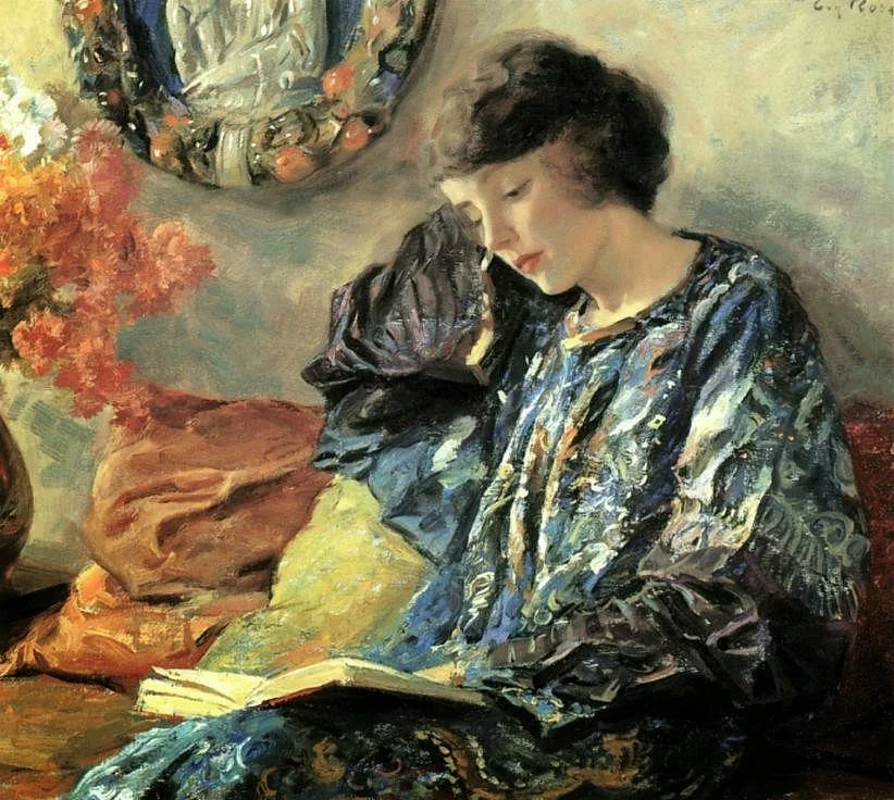 Guy Rose - Marguerite reading