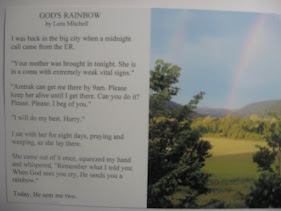 GOD'S RAINBOW (My 100-word story)