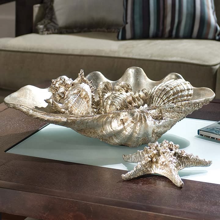 Everything Coastal A Sea Shell Display for the Holidays Coastal