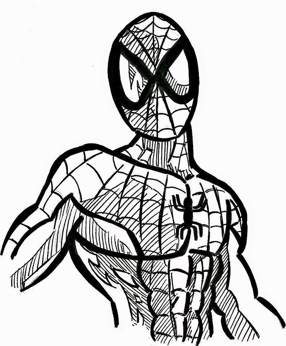 Spiderman da colorare for Disegni di spiderman da colorare e stampare