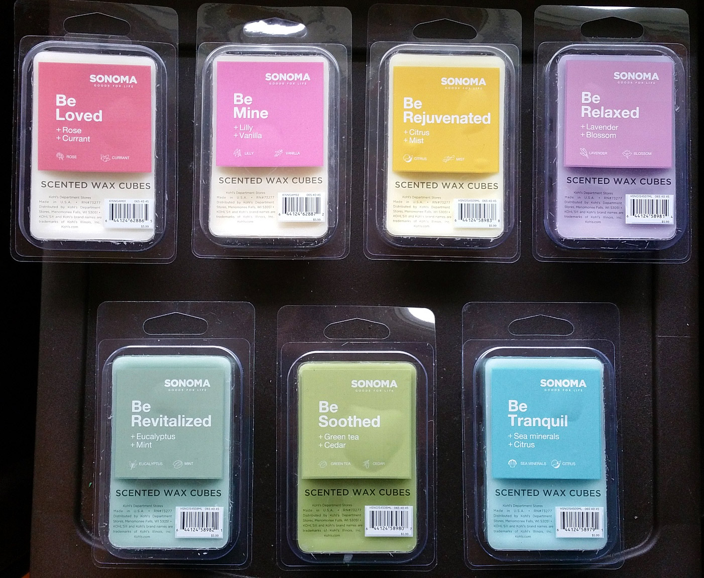 Scented Wax Melt Reviews Sonoma Scented Wax Cubes from Kohl's Spring