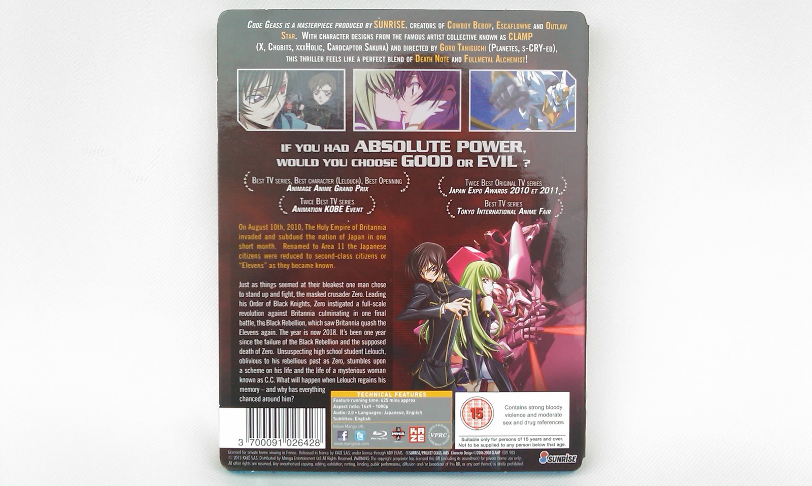 Code Geass Lelouch of the Rebellion R1 720p Dual Audio BD