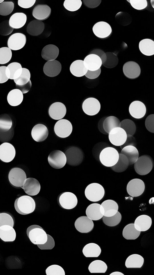   Black and White Bokeh   Android Best Wallpaper