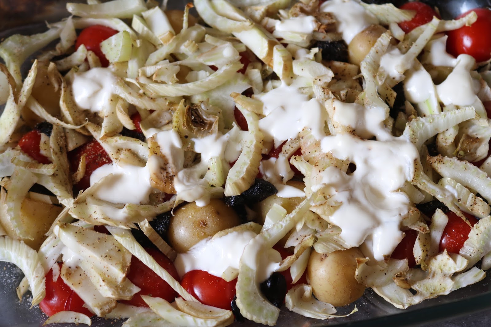 Dorade rose auf Fenchel