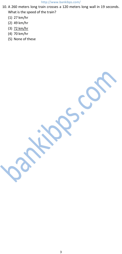 bank aptitude test questions and answer