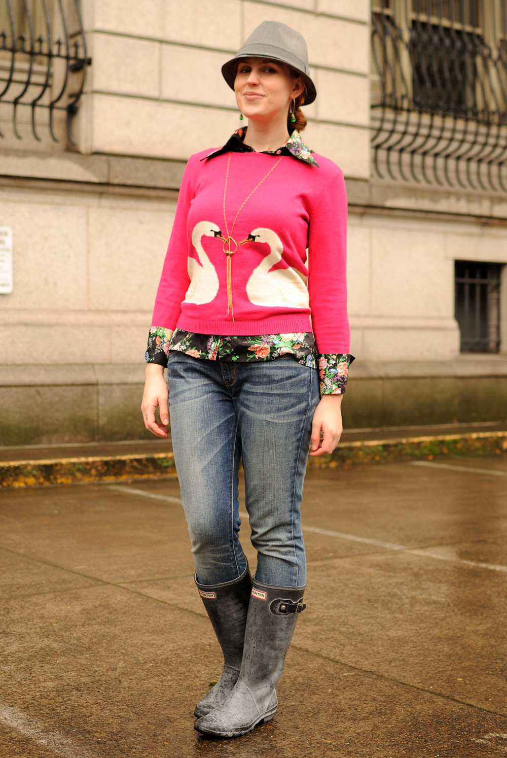 high fashion rain boots