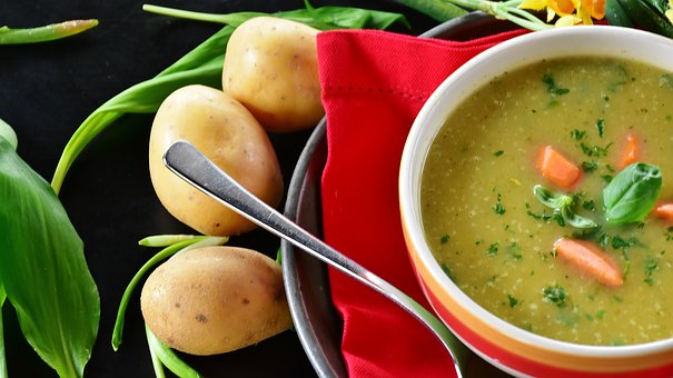 broccoli raab and potato soup
