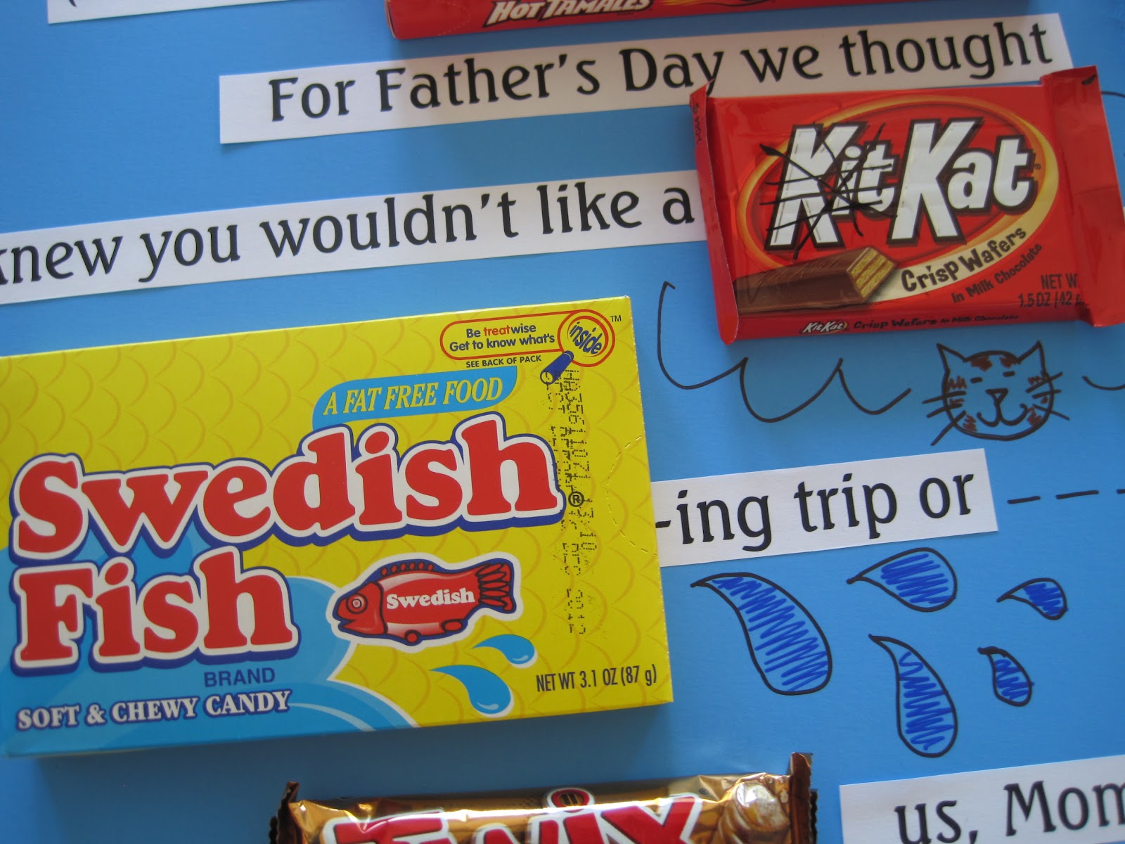 Paper Daydream How to make a candy gram card....perfect for Dad!