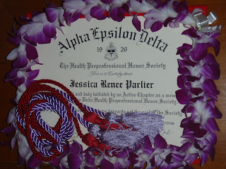 sigma tau theta honor hawaii graduation international gold psi aloha society lapel medalion pacific colored chapter got university april 2010