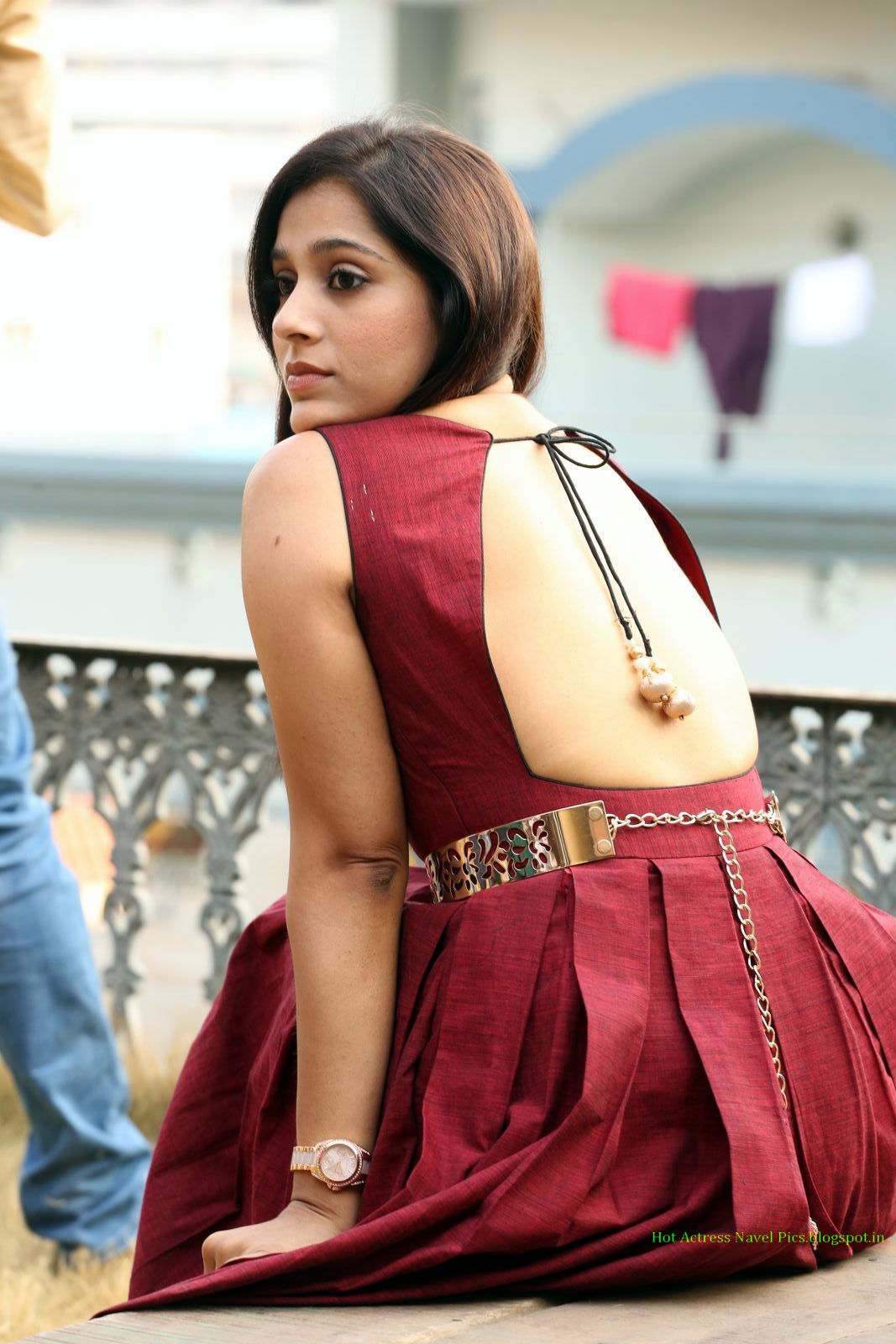 Rashmi Gautam Hot In Backless Dress Photos