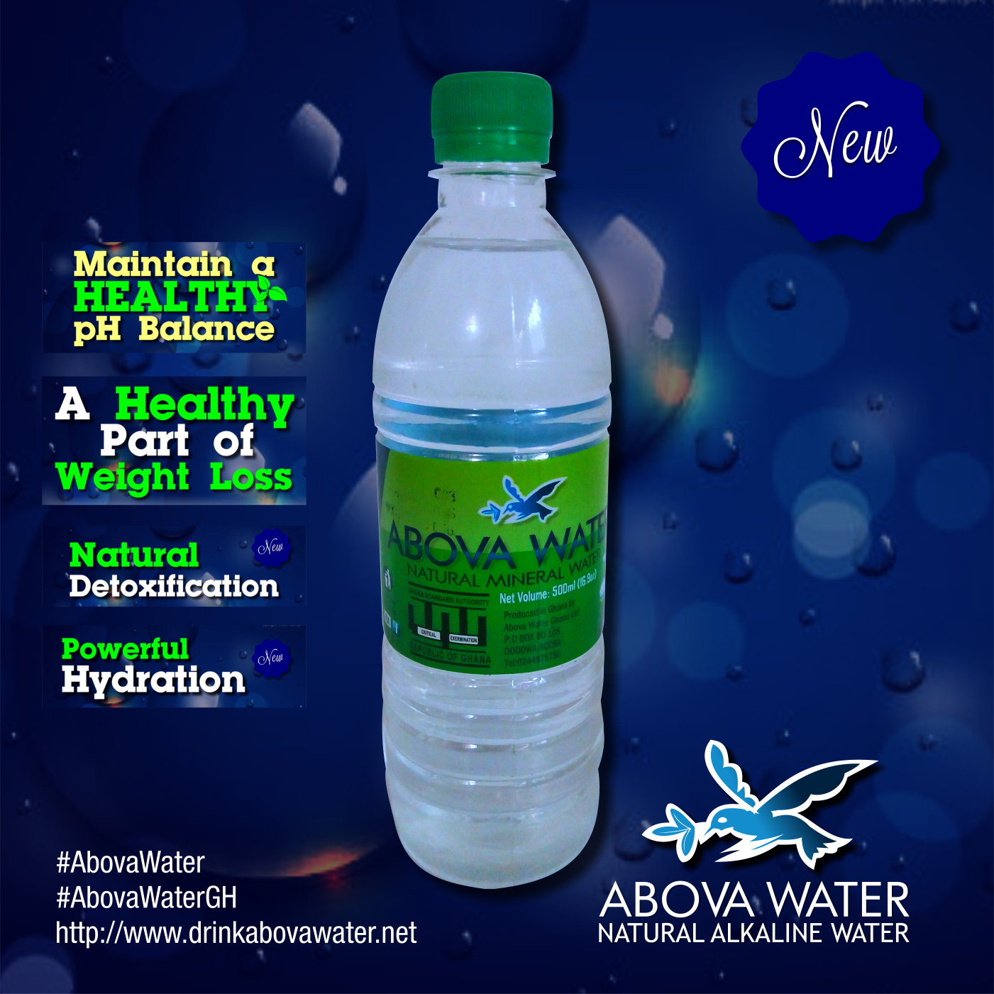 FDA & Ghana Standards Authority Approve Abova Alkaline Water.