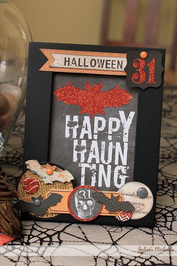 Halloween Altered Frames and a Scary Spooky Halloween Banner My Mind