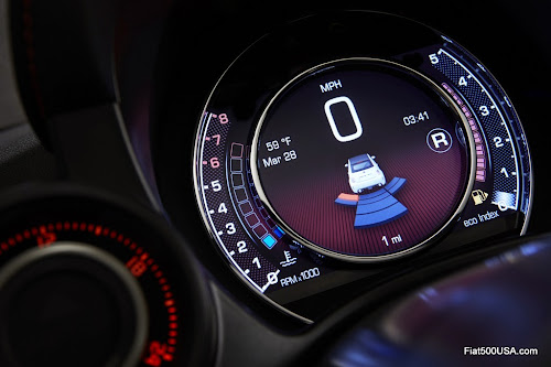 2015 Fiat 500 Abarth Digital Instrument Panel