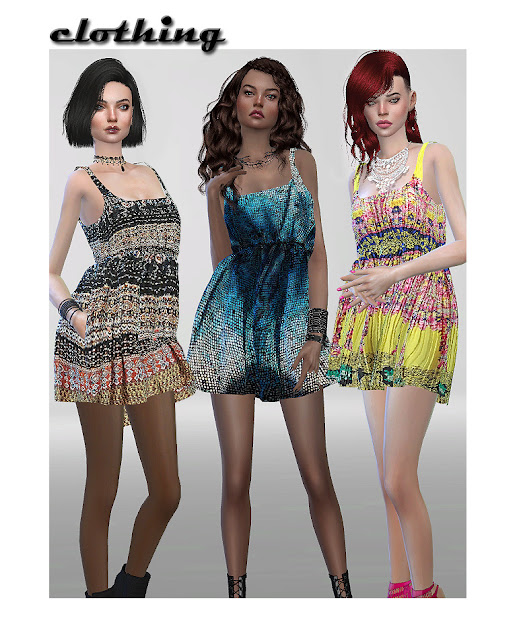 Sims 4 CC's - The Best: Retexture Marigold Dress by ShojoAngel