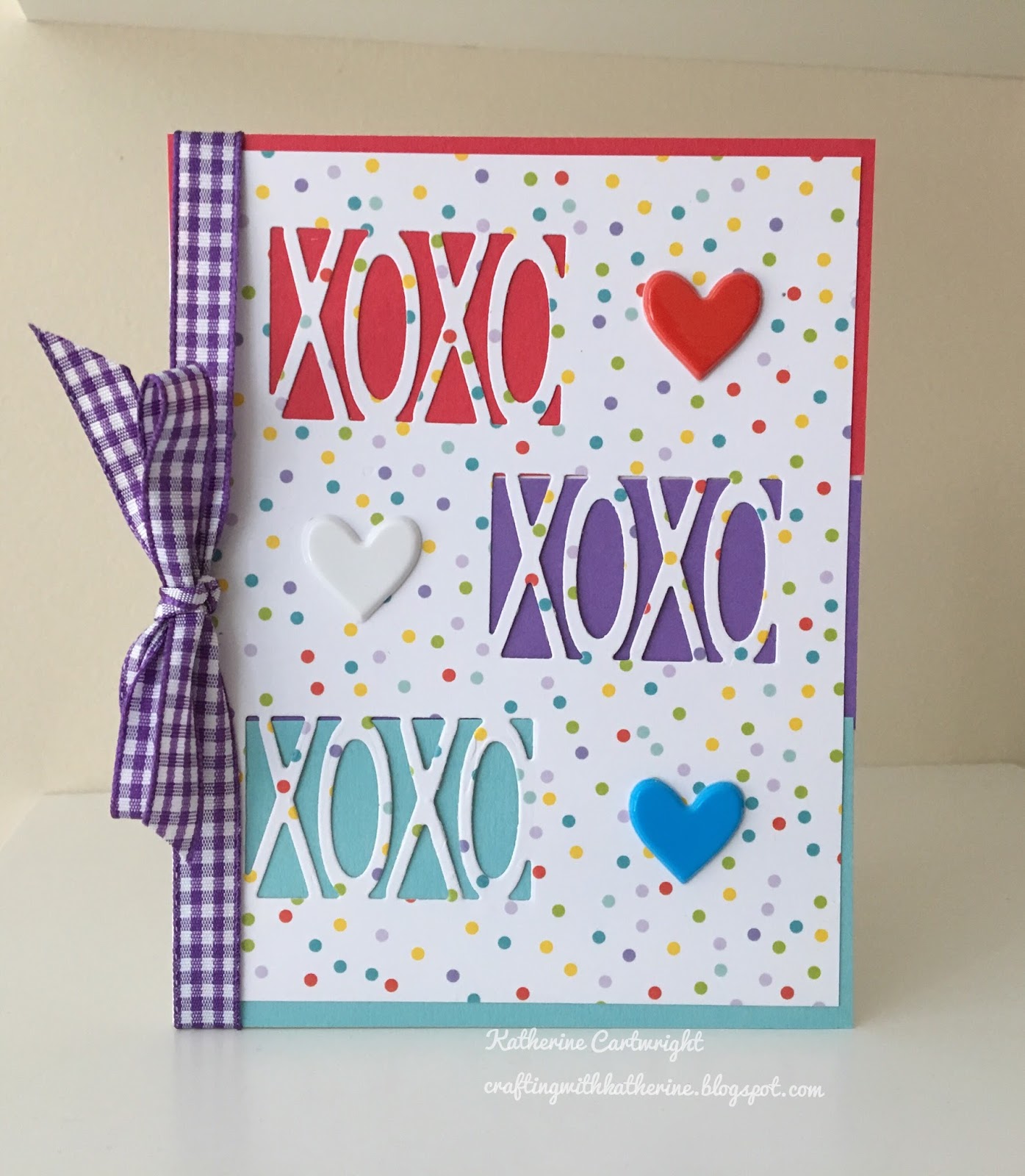 XOXO with The Stamps of Life Card Club Kit Crafting with Katherine