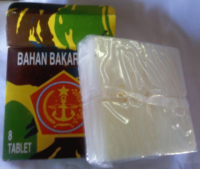 Kompor Lapangan Parafin dan bahan bakar Padat Parafin ~ Rental alat